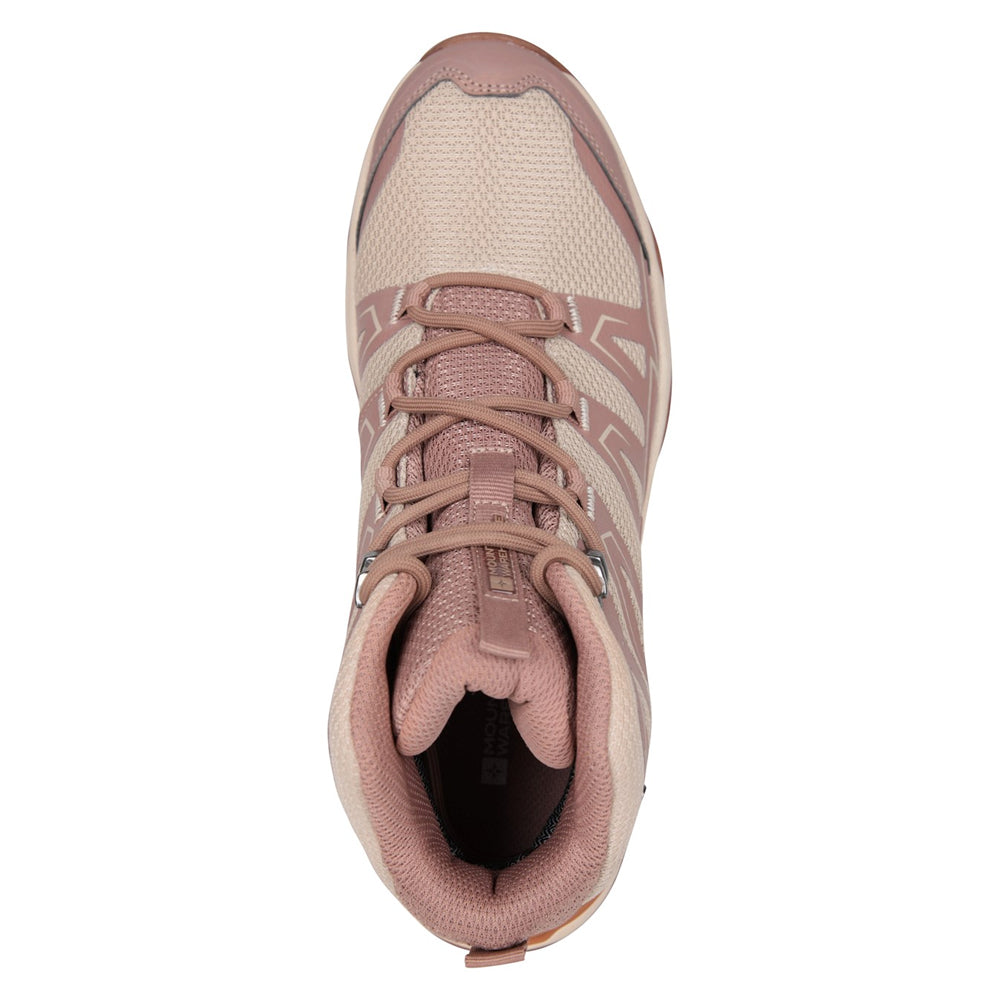 Beige - Pack Shot - Mountain Warehouse Womens-Ladies Alder Waterproof Hiking Boots