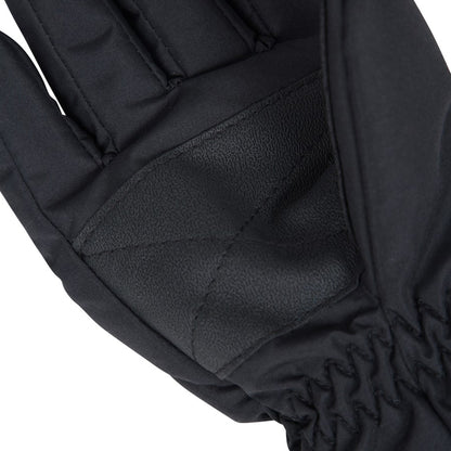 Black - Lifestyle - Mountain Warehouse Childrens-Kids Faux Fur Lined Isotherm Snow Gloves