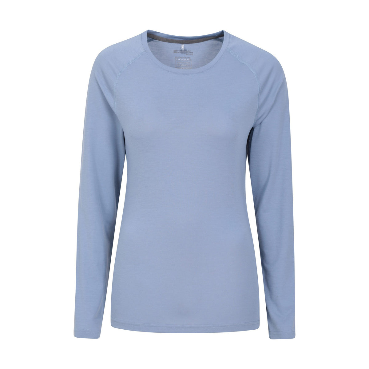 Petrol - Front - Mountain Warehouse Womens-Ladies Quick Dry Long-Sleeved Top