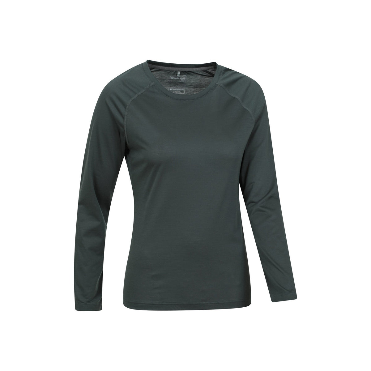 Khaki Green - Side - Mountain Warehouse Womens-Ladies Quick Dry Long-Sleeved Top