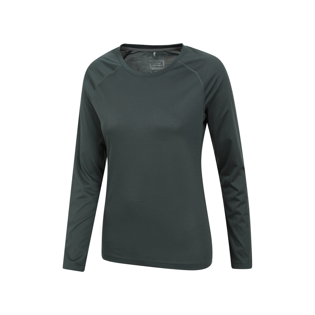 Khaki Green - Lifestyle - Mountain Warehouse Womens-Ladies Quick Dry Long-Sleeved Top