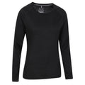 Black - Back - Mountain Warehouse Womens-Ladies Quick Dry Long-Sleeved Top