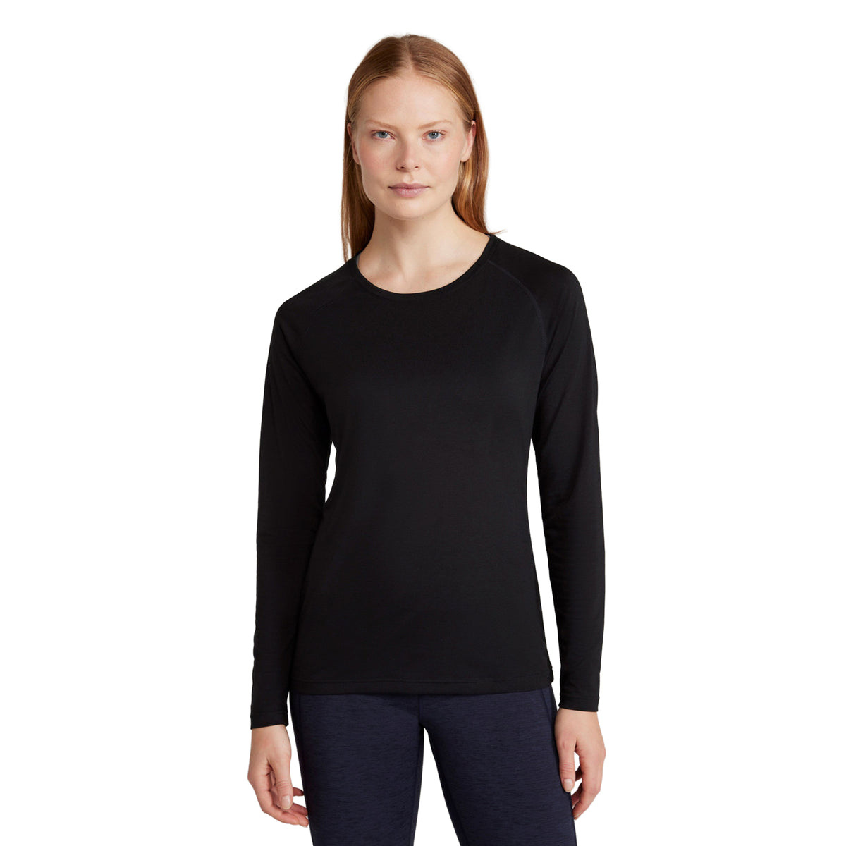 Black - Lifestyle - Mountain Warehouse Womens-Ladies Quick Dry Long-Sleeved Top