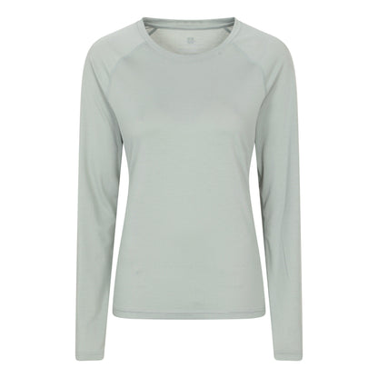 Light Khaki - Front - Mountain Warehouse Womens-Ladies Quick Dry Long-Sleeved Top