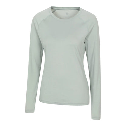 Light Khaki - Side - Mountain Warehouse Womens-Ladies Quick Dry Long-Sleeved Top