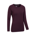 Dark Purple - Back - Mountain Warehouse Womens-Ladies Quick Dry Long-Sleeved Top