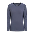 Dark Grey - Front - Mountain Warehouse Womens-Ladies Quick Dry Long-Sleeved Top