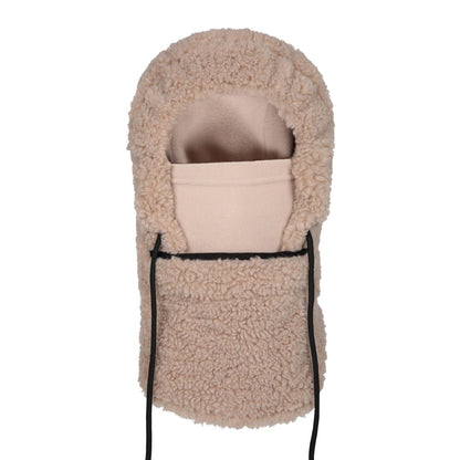 Light Beige - Front - Mountain Warehouse Womens-Ladies Isotherm Fleece Lined Balaclava