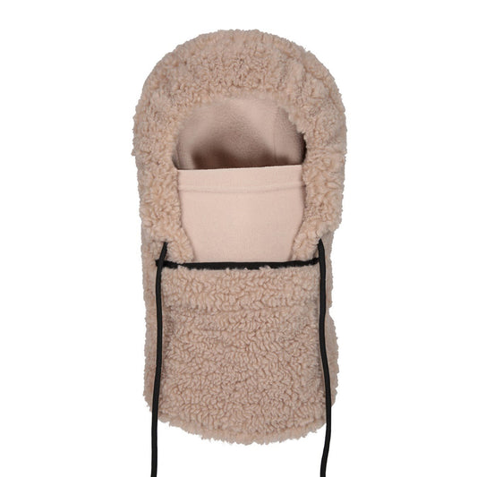 Light Beige - Front - Mountain Warehouse Womens-Ladies Isotherm Fleece Lined Balaclava