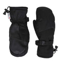 Black - Side - Mountain Warehouse Womens-Ladies Extreme Waterproof Ski Mittens