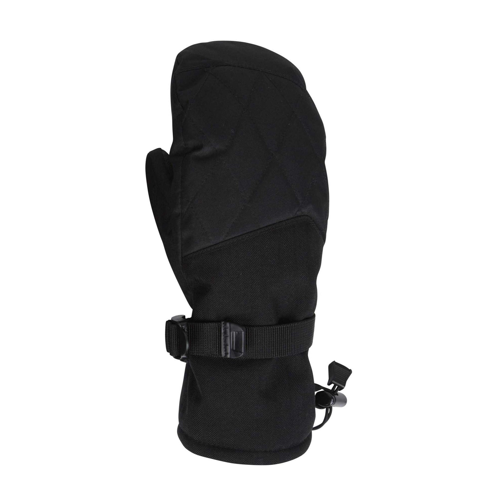 Black - Front - Mountain Warehouse Womens-Ladies Extreme Waterproof Ski Mittens
