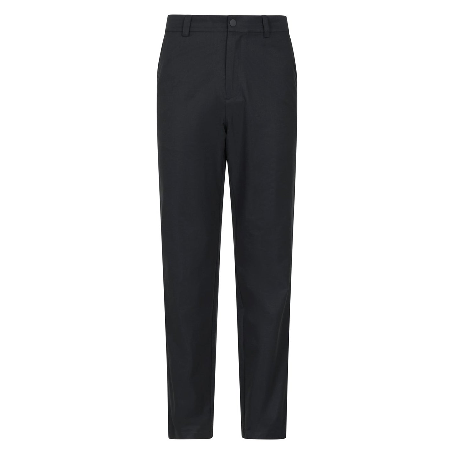 Black - Front - Mountain Warehouse Mens Nature Stretch Chino Trousers