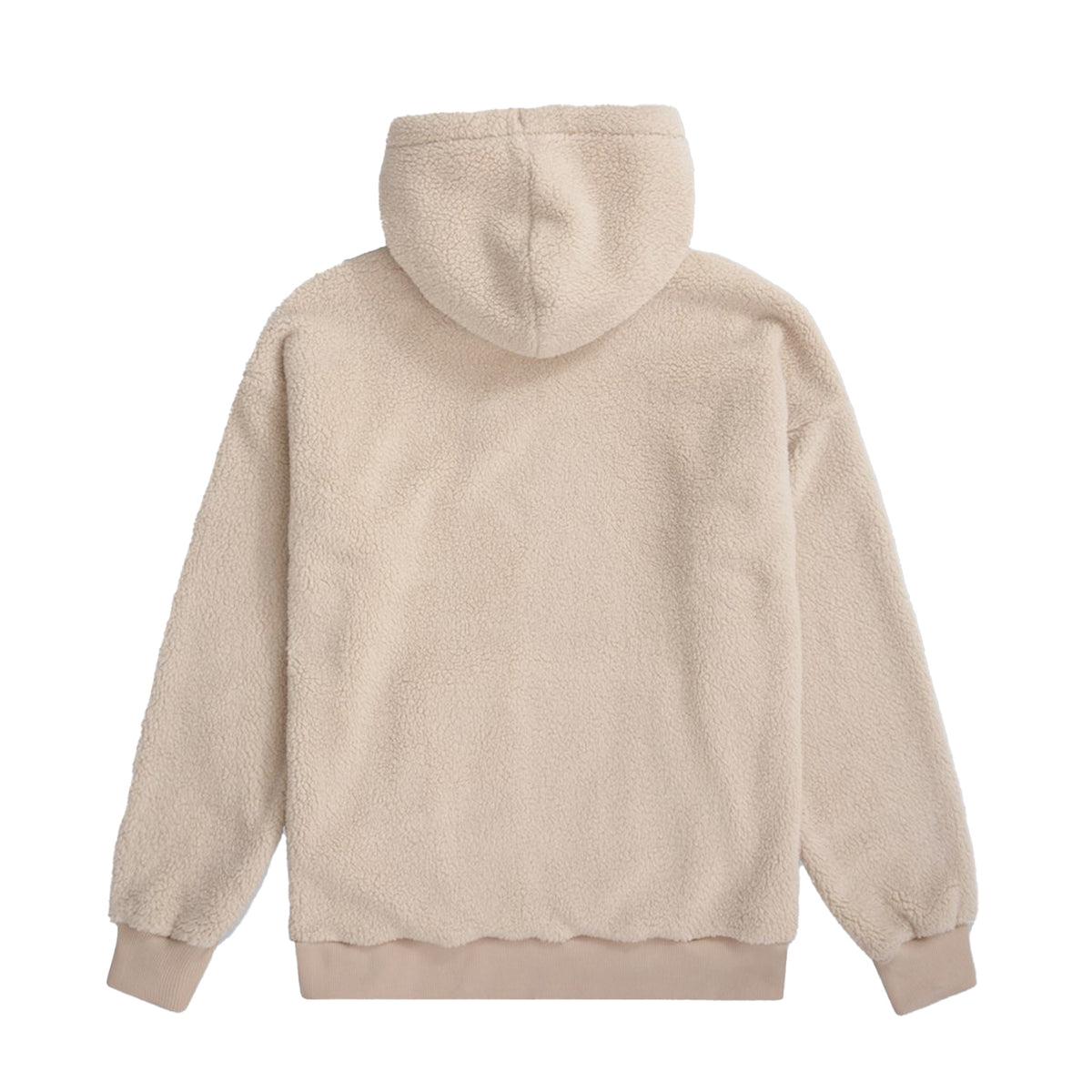 Off White - Back - Animal Womens-Ladies Fleece Hoodie