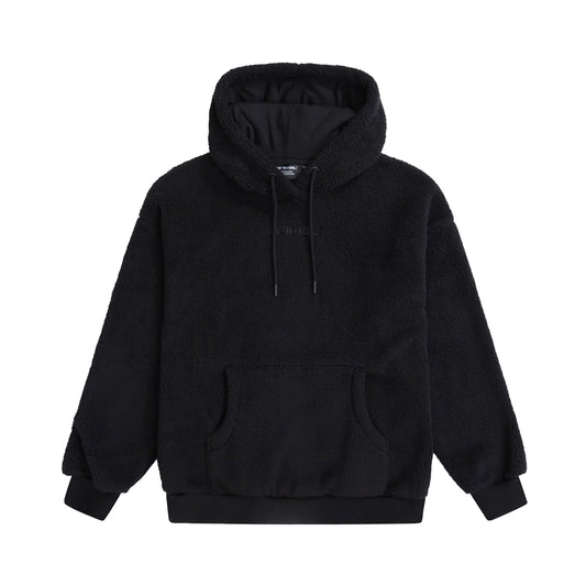 Black - Front - Animal Womens-Ladies Fleece Hoodie