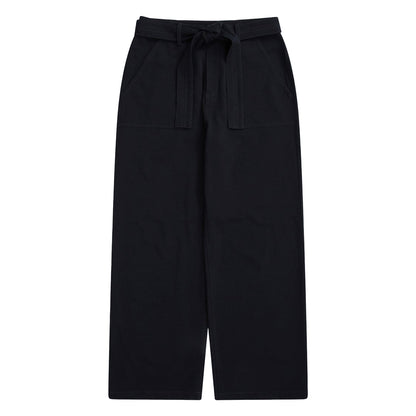 Navy - Front - Animal Womens-Ladies High Waist Straight Leg Trousers