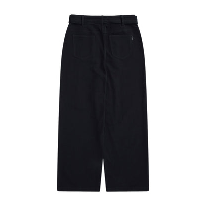 Navy - Back - Animal Womens-Ladies High Waist Straight Leg Trousers