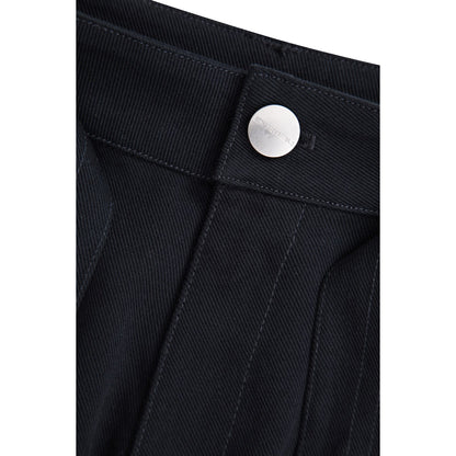 Navy - Lifestyle - Animal Womens-Ladies High Waist Straight Leg Trousers