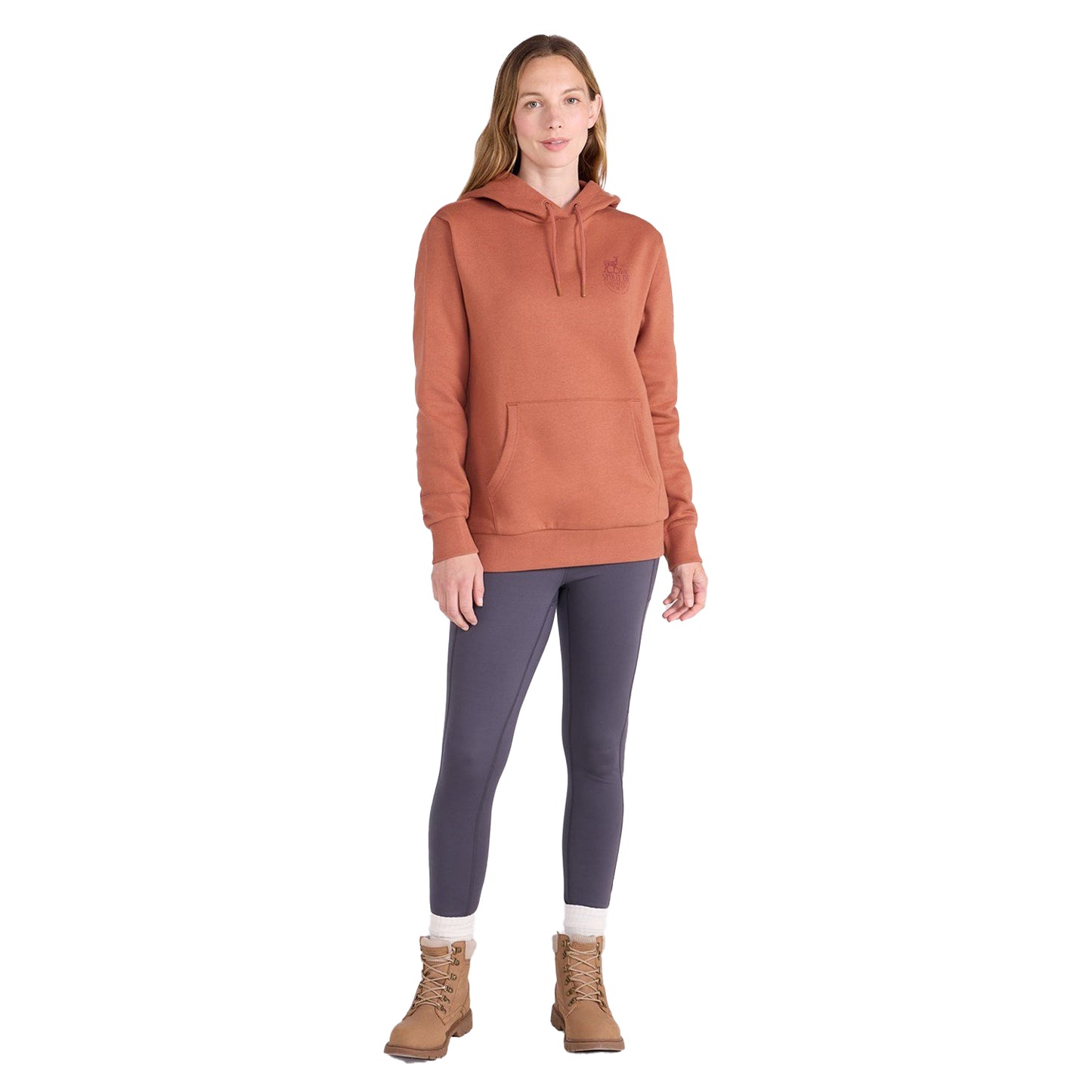 Rust - Lifestyle - Mountain Warehouse Womens-Ladies Spirit Of Adventure Printed Hoodie