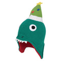 Green - Side - Mountain Warehouse Childrens-Kids Fleece Lined Christmas Winter Hat