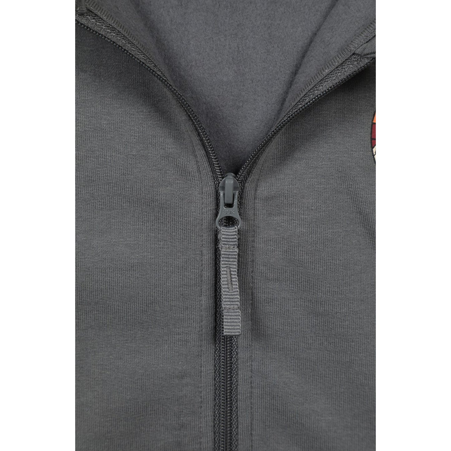 Charcoal - Side - Mountain Warehouse Childrens-Kids Sunset Mountain Full Zip Hoodie