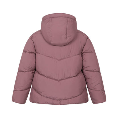 Dark Pink - Back - Mountain Warehouse Childrens-Kids Cortina Water Resistant Padded Ski Jacket