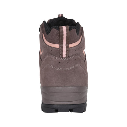Grey - Back - Mountain Warehouse Womens-Ladies Vertex Suede Waterproof Walking Boots