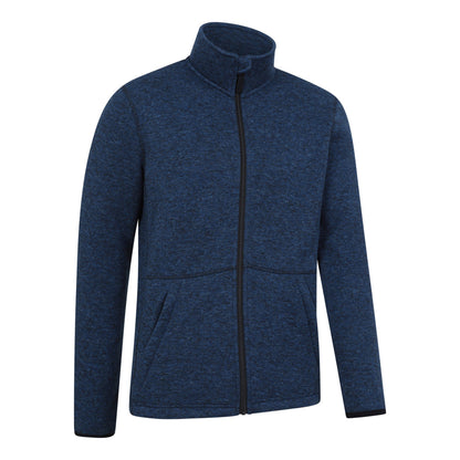 Navy - Back - Mountain Warehouse Mens Idris III Full Zip Fleece Jacket