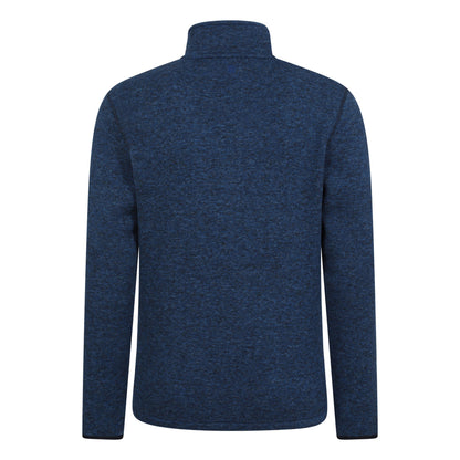 Navy - Side - Mountain Warehouse Mens Idris III Full Zip Fleece Jacket