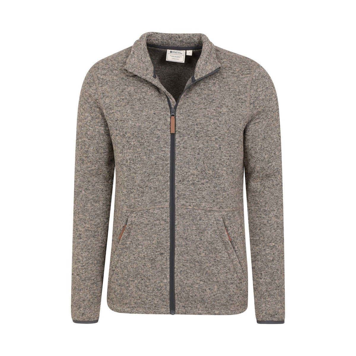 Beige - Lifestyle - Mountain Warehouse Mens Idris III Full Zip Fleece Jacket