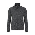 Black - Front - Mountain Warehouse Mens Idris III Full Zip Fleece Jacket