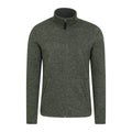 Green - Front - Mountain Warehouse Mens Idris III Full Zip Fleece Jacket