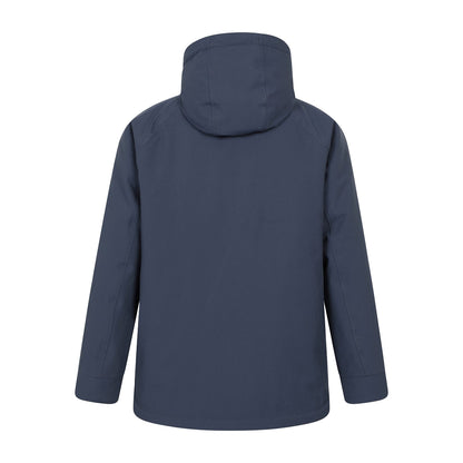 Navy - Back - Mountain Warehouse Womens-Ladies Chestnut Waterproof Padded Jacket