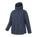 Navy - Side - Mountain Warehouse Womens-Ladies Chestnut Waterproof Padded Jacket