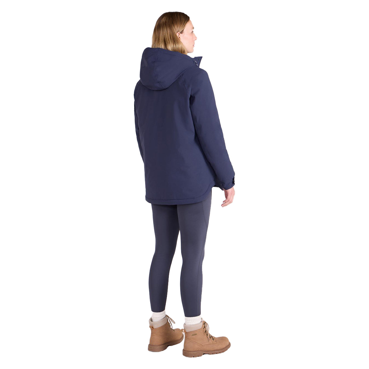 Navy - Close up - Mountain Warehouse Womens-Ladies Chestnut Waterproof Padded Jacket