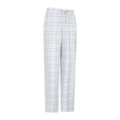 Grey - Side - Mountain Warehouse Womens-Ladies Flannel Lounge Pants