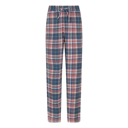 Navy - Front - Mountain Warehouse Womens-Ladies Flannel Lounge Pants
