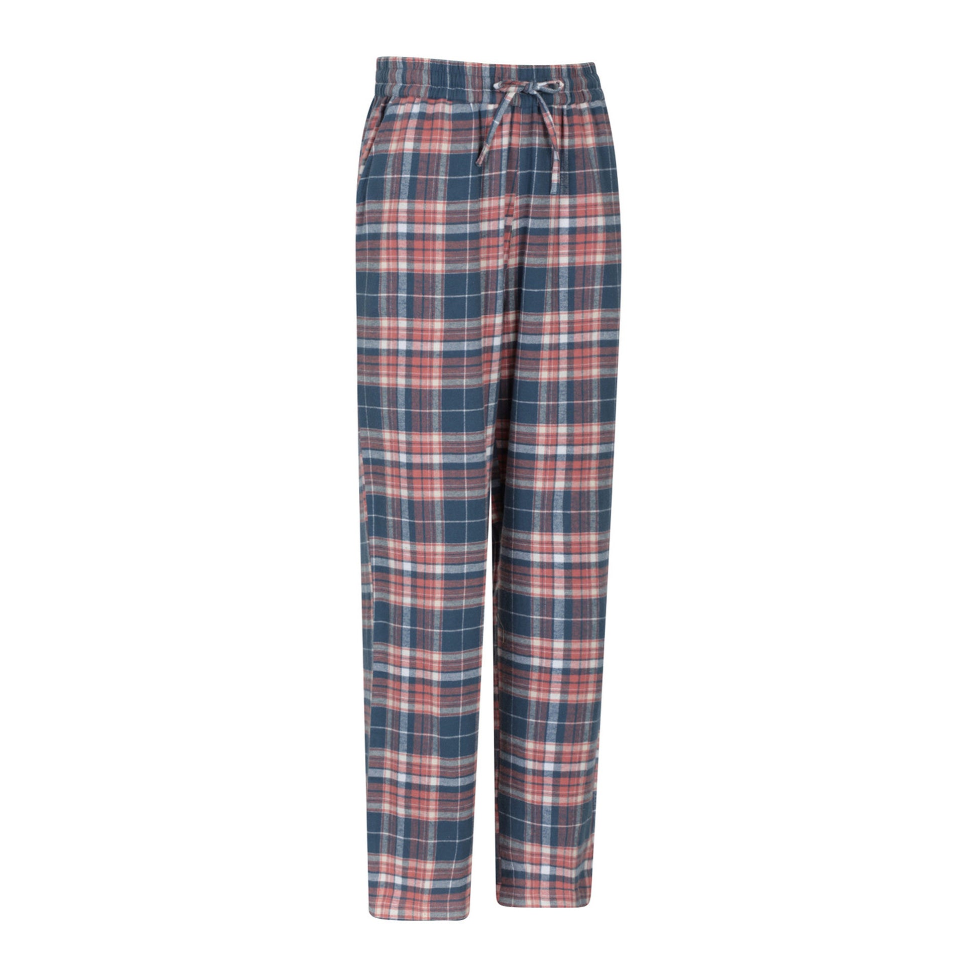 Navy - Side - Mountain Warehouse Womens-Ladies Flannel Lounge Pants