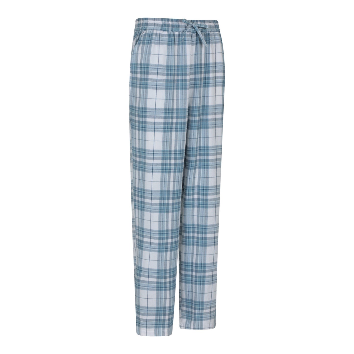 Blue - Side - Mountain Warehouse Womens-Ladies Flannel Lounge Pants