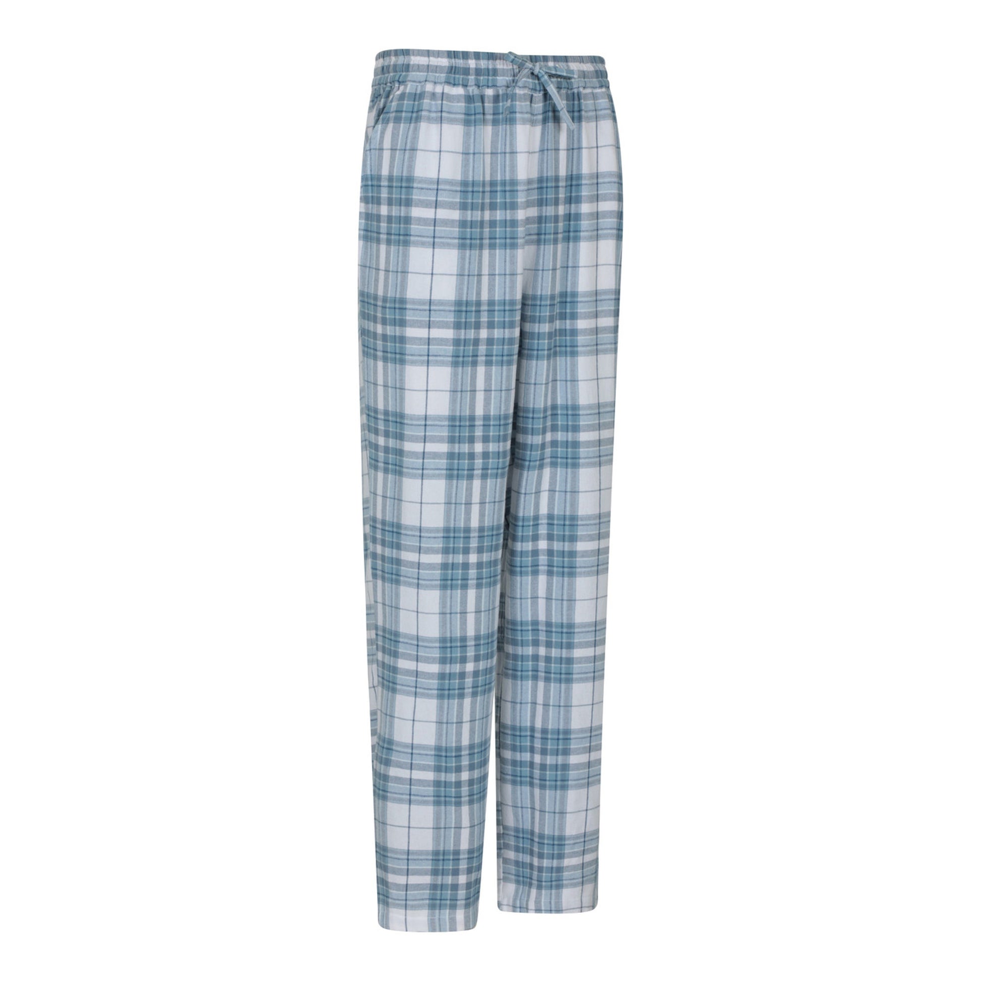 Blue - Side - Mountain Warehouse Womens-Ladies Flannel Lounge Pants