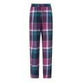Dark Purple - Front - Mountain Warehouse Womens-Ladies Flannel Lounge Pants