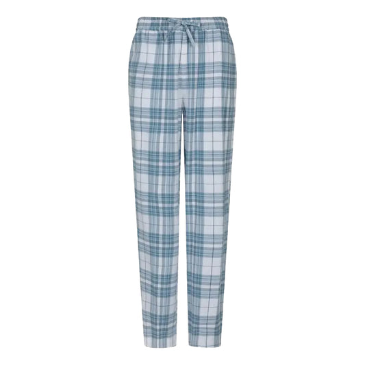 Blue - Front - Mountain Warehouse Womens-Ladies Flannel Lounge Pants