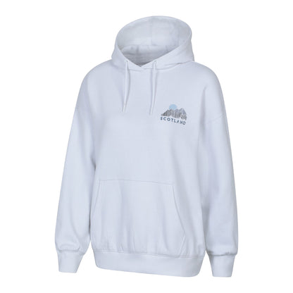 Light Beige - Side - Mountain Warehouse Womens-Ladies Scotland Graphic Relaxed Fit Hoodie