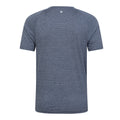 Navy - Front - Mountain Warehouse Mens Agra Striped IsoCool T-Shirt