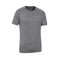 Grey - Back - Mountain Warehouse Mens Agra Striped IsoCool T-Shirt