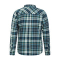 Corn Blue - Back - Mountain Warehouse Mens Trace Flannel Shirt (Pack of 2)