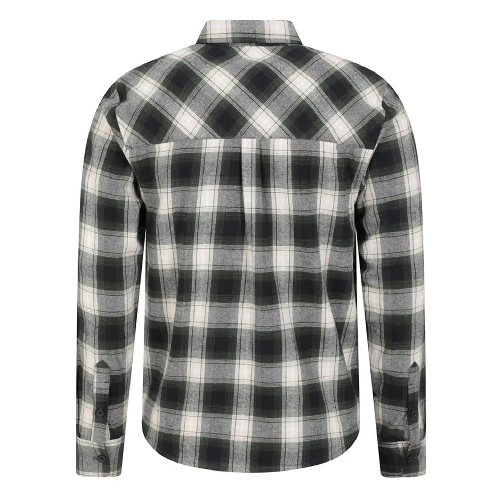 Dark Green - Back - Mountain Warehouse Mens Trace Flannel Shirt (Pack of 2)