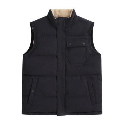 Black - Front - Animal Mens Fistral Padded Gilet