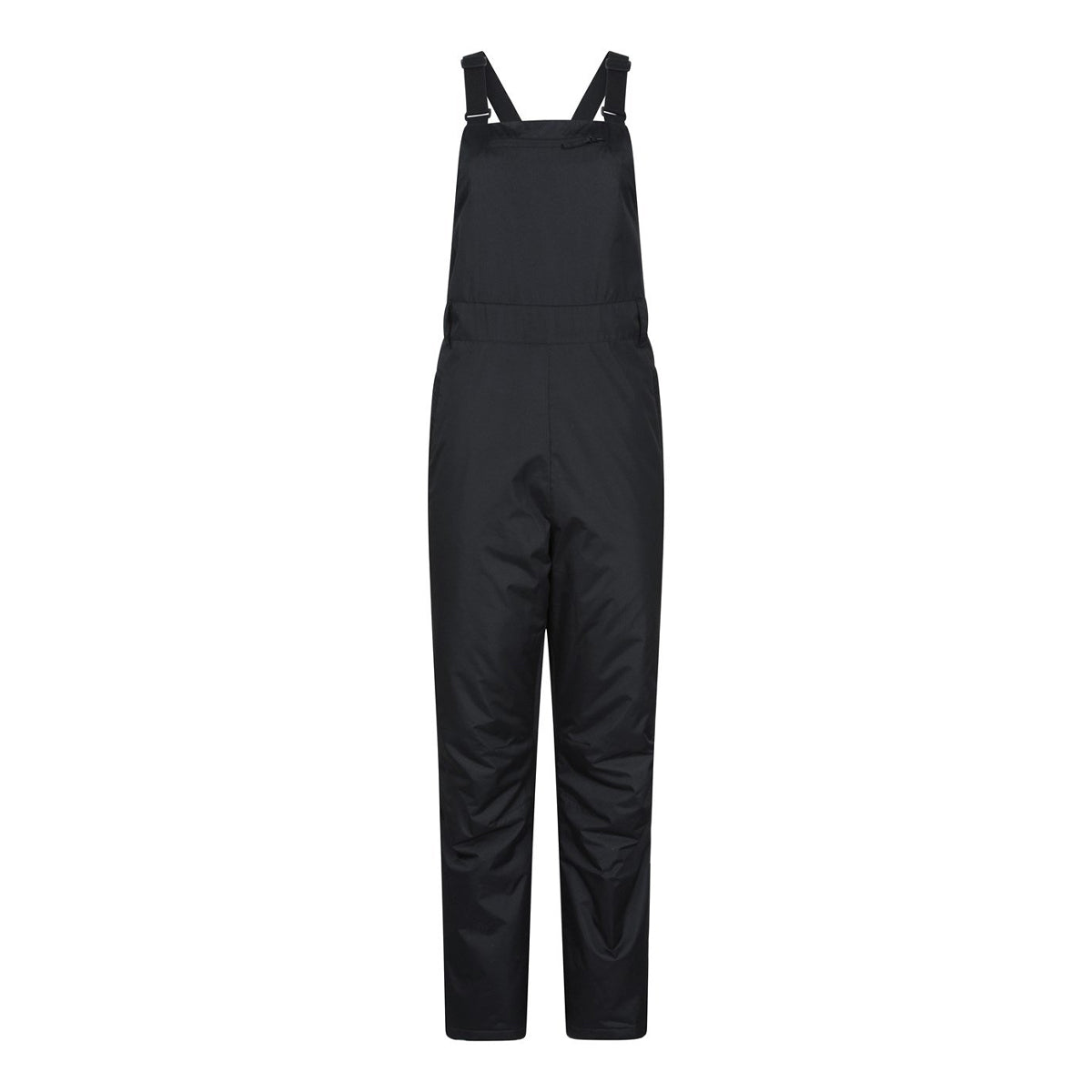 Black - Front - Mountain Warehouse Womens-Ladies Moon Bib Front Ski Trousers