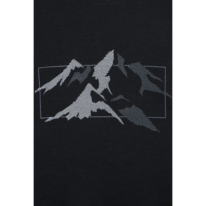 Black - Pack Shot - Mountain Warehouse Unisex Adult Quest Merino Wool Long-Sleeved Thermal Top