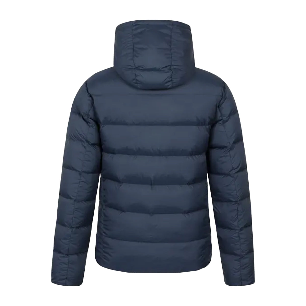 Navy - Back - Mountain Warehouse Mens Stratus Down Packable Hooded Jacket